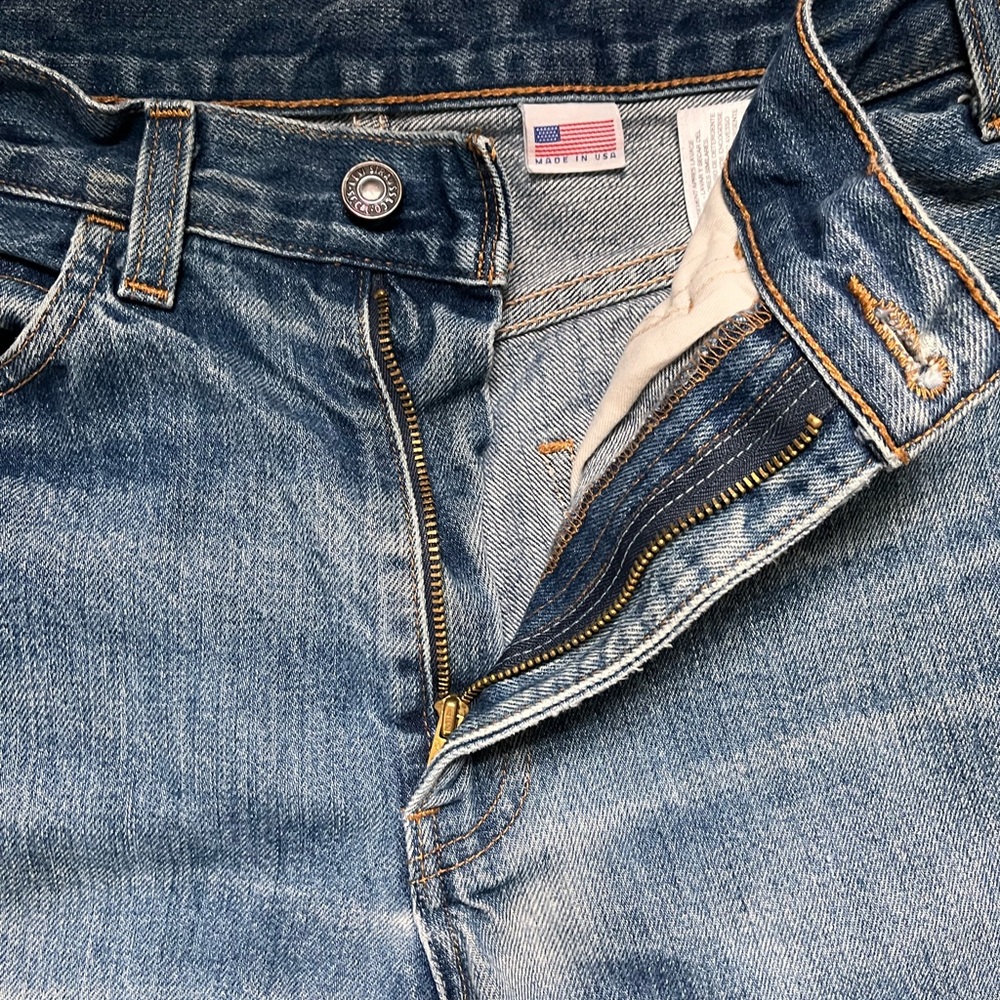 Levi's LVC 606 Slim Straight Blue Jeans Levi Vintage Clothing made in USA - Picture 6 of 10